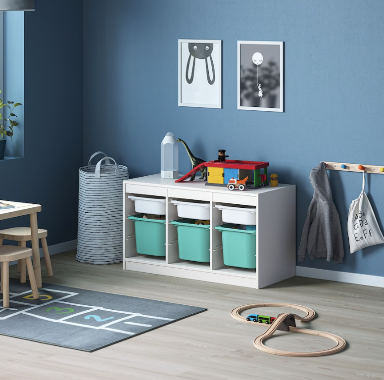 Ikea Trofast Unit for an Organized Playroom